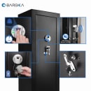 Barska 16 Rifle Capacity Gun Safe w/ Fingerprint Lock, 9.3 cu ft (AX11780) thumbnail 7