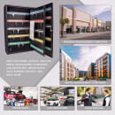 Barska 200 Key Cabinet w/ Key Lock - Steel, Black (AX11824) thumbnail 8