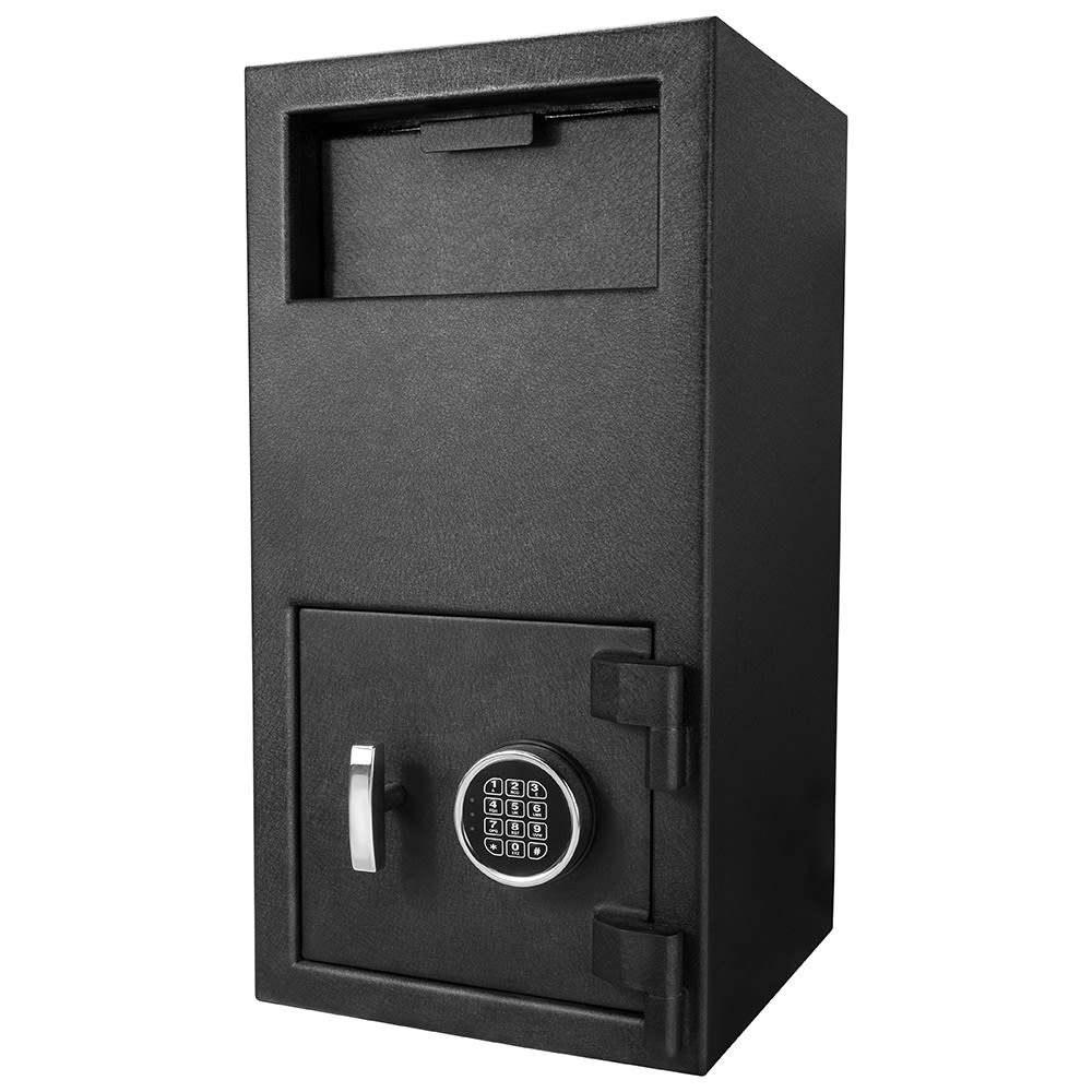 Barska 1.75 cu ft Large Depository Safe w/ Keypad Lock - Steel, Black (AX12590)