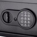 Barska 0.36 cu ft Compact Safe w/ Keypad Lock - Steel, Black (AX12616) thumbnail 6