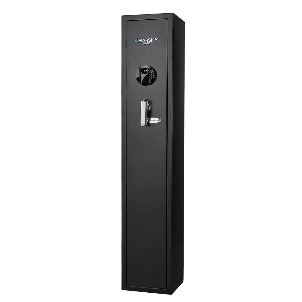 Barska 4 Rifle Capacity Gun Safe w/ Fingerprint & Keypad Lock, 1.83 cu ft (AX12760)