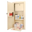 Barska 0.82 cu ft Large Biometric Wall Safe w/ Fingerprint Lock - Steel, White (AX12880) thumbnail 7