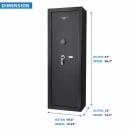 Barska 14 Rifle Capacity Gun Safe w/ Keypad Lock, 7.87 cu ft (AX13328) thumbnail 8