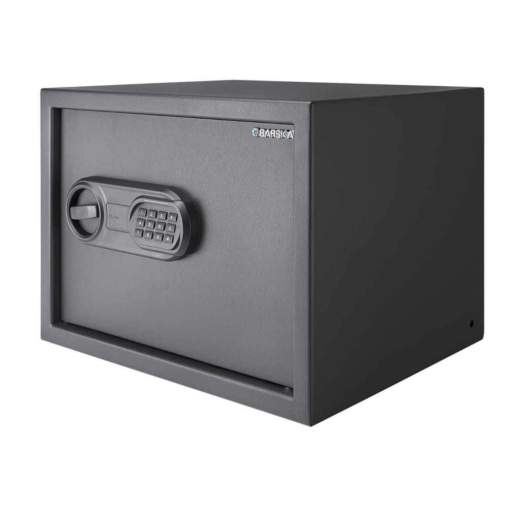 Barska 0.8 cu ft Digital Safe w/ Keypad Lock - Steel, Black (AX13748)