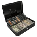 Barska Cash Box w/ Key Lock - (3) Compartment Tray, Steel, Black (CB11790) thumbnail 4