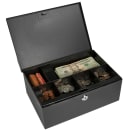 Barska Cash Box w/ Key Lock - (6) Compartment Tray, Steel, Black (CB11792) thumbnail 4