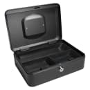 Barska Cash Box w/ Key Lock - (3) Compartment Tray, Steel, Black (CB11832) thumbnail 2