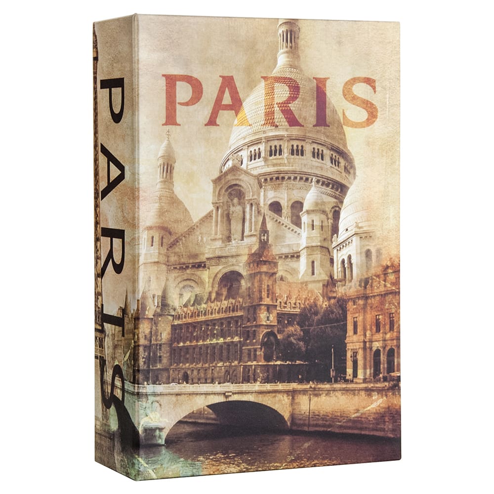 Barska Paris Book Lock Box w/ Combination Lock - 3 3/4"W x 6 1/2"H x 1.5"D, Steel (CB12362)