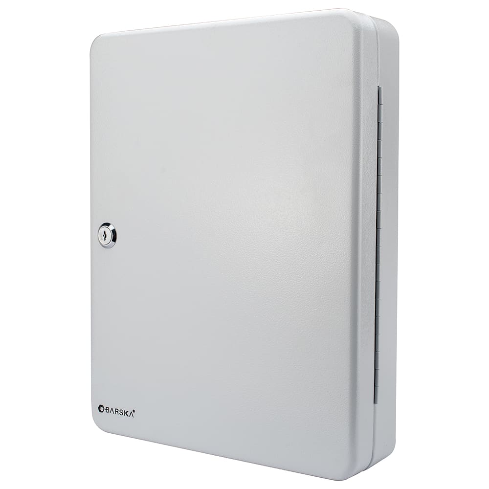 Barska 160 Key Cabinet w/ Key Lock - Steel, Gray (CB12488)