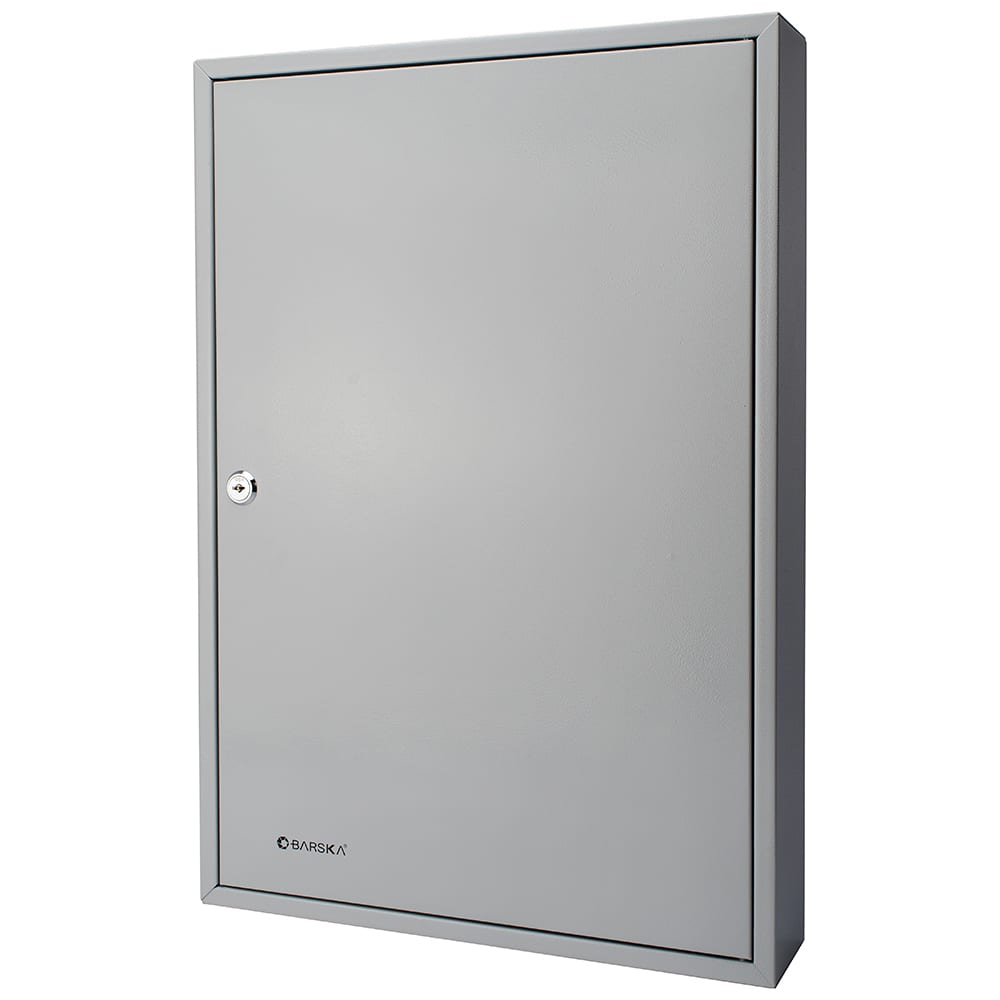 Barska 160 Key Cabinet w/ Key Lock - Steel, Gray (CB12492)