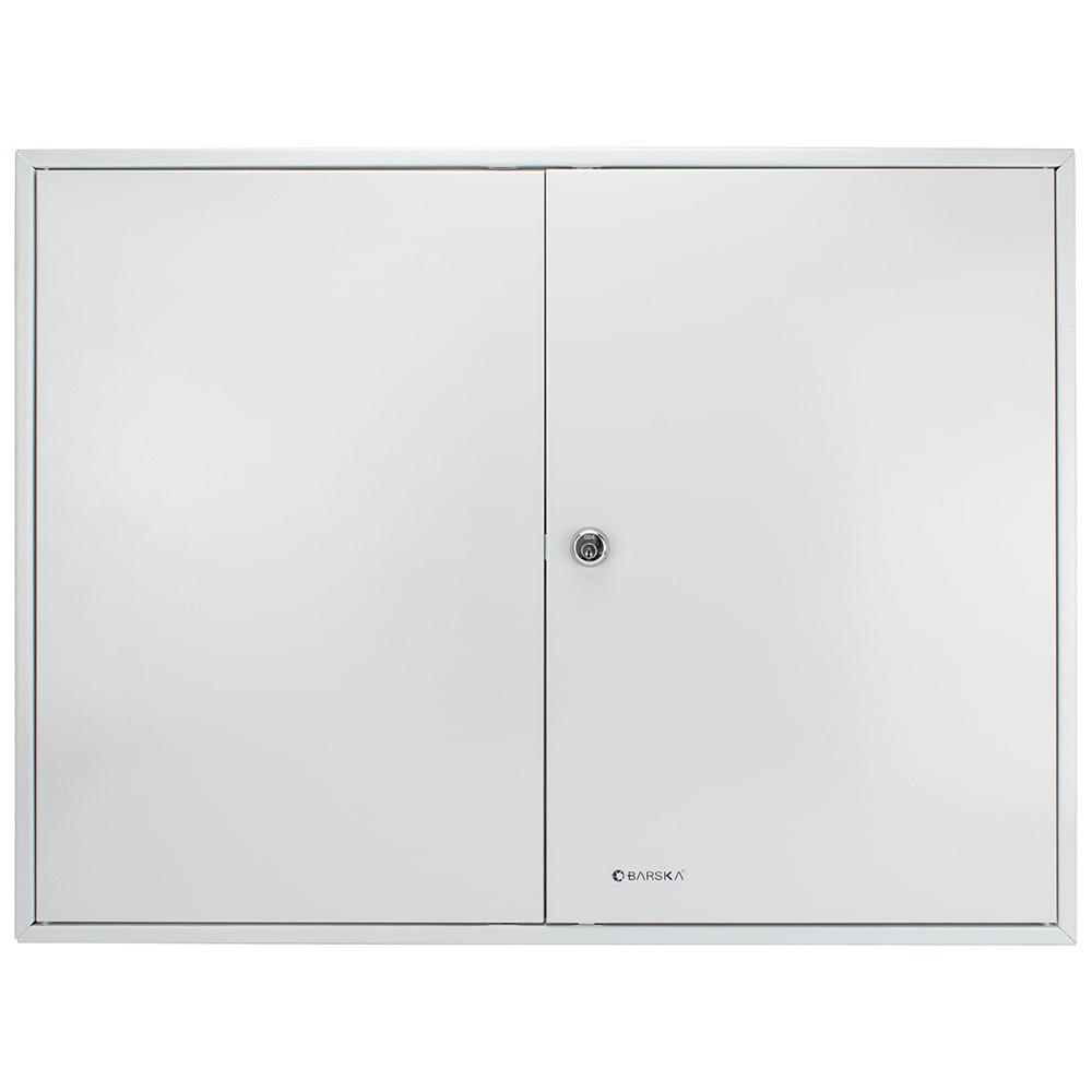 Barska 320 Key Cabinet w/ Key Lock - Steel, Gray (CB12698)