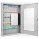 Barska 50 Key Cabinet w/ Key Lock - Glass Door, Steel, Gray (CB12950) thumbnail 5