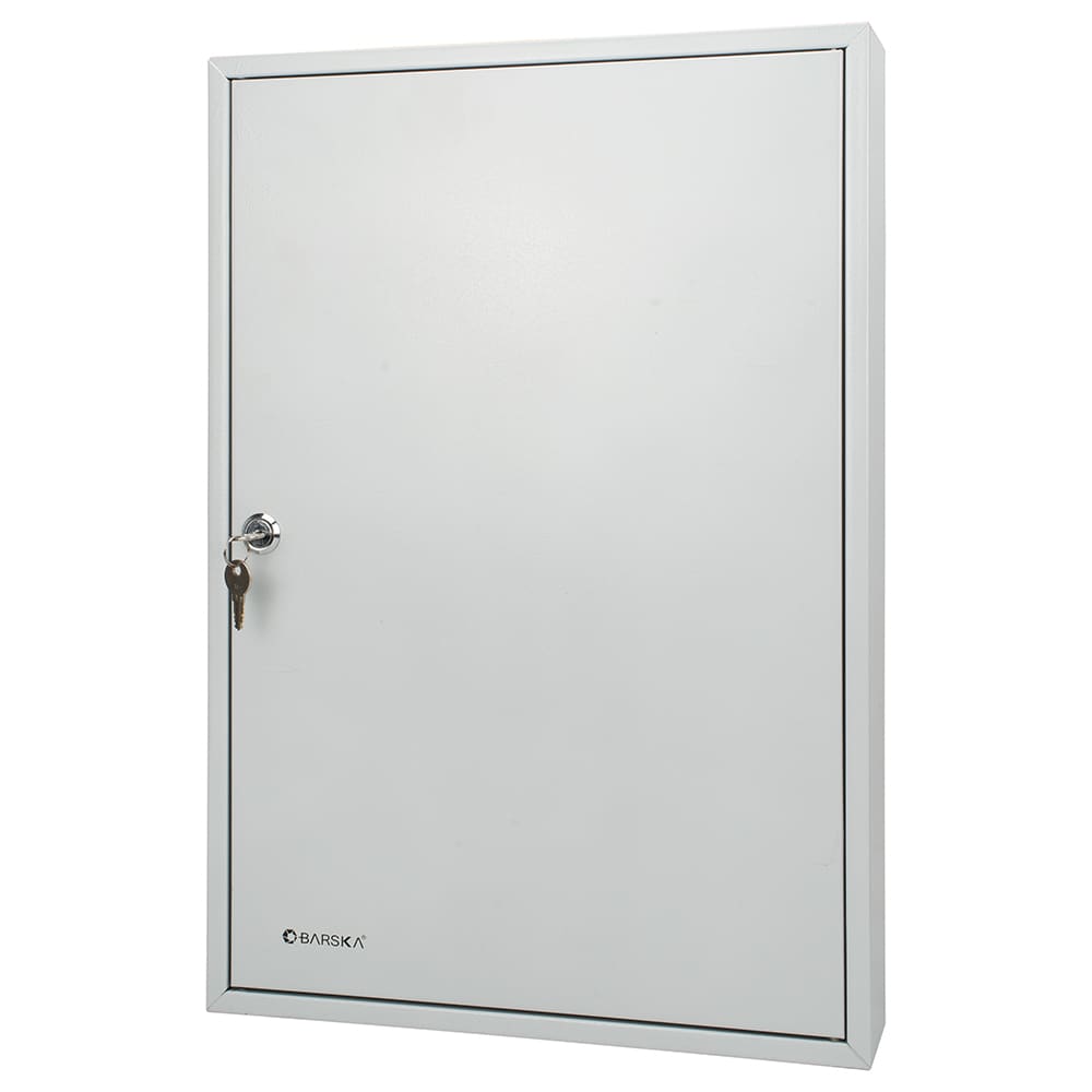 Barska 100 Key Cabinet w/ Key Lock - Steel, Gray (CB12956)