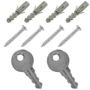 Barska 100 Key Cabinet w/ Key Lock - Steel, Gray (CB12956) thumbnail 8