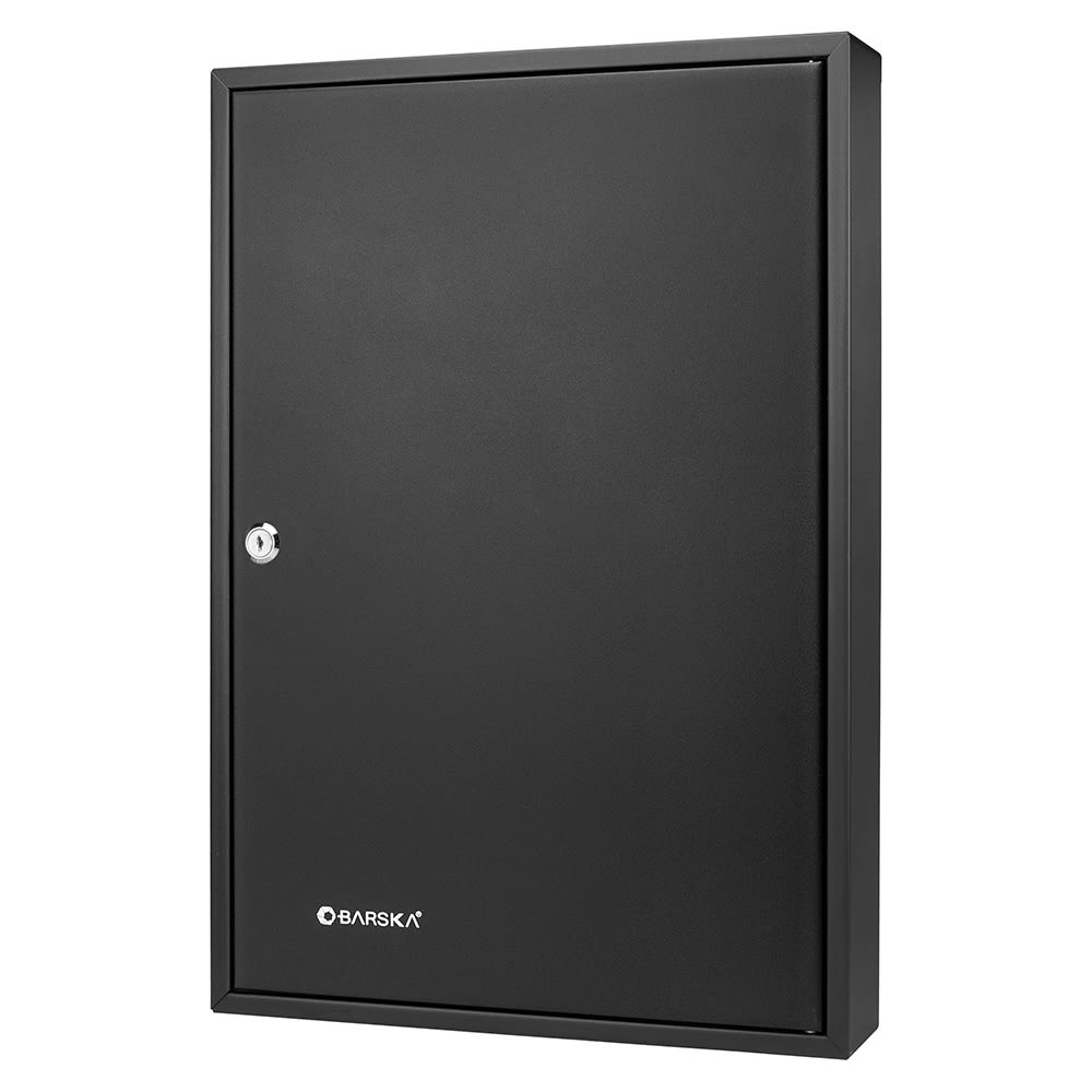 Barska 100 Key Cabinet w/ Key Lock - Steel, Black (CB12964)