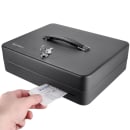 Barska Cash Box w/ Key Lock - (5) Compartment Tray, Steel, Black (CB13052) thumbnail 5