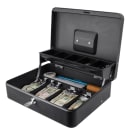 Barska Cash Box w/ Key Lock - (5) Compartment Tray, Steel, Black (CB13054) thumbnail 5