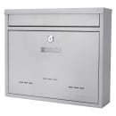 Barska Wall Mount Locking Mailbox w/ Drop Slot - 14 1/5"W x 3 3/5"D x 12 3/5"H, Steel, Gray (CB13252) thumbnail 2