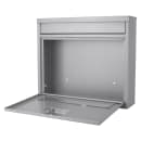 Barska Wall Mount Locking Mailbox w/ Drop Slot - 14 1/5"W x 3 3/5"D x 12 3/5"H, Steel, Gray (CB13252) thumbnail 4