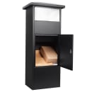 Barska Parcel Drop Box w/ Key Lock - 16 1/8"W x 10 2/5"D x 52"H, Steel, Black (CB13324) thumbnail 2