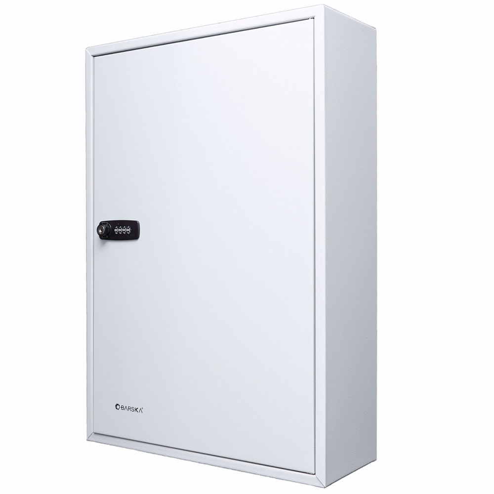 Barska 200 Key Cabinet w/ Combination & Key Lock - Steel, Gray (CB13564)