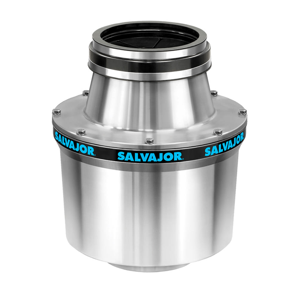 Salvajor 200-CA-ARSS 2083 Complete Disposer Package, 2 HP, Auto Reverse, 12 in Cone, 208/3 V