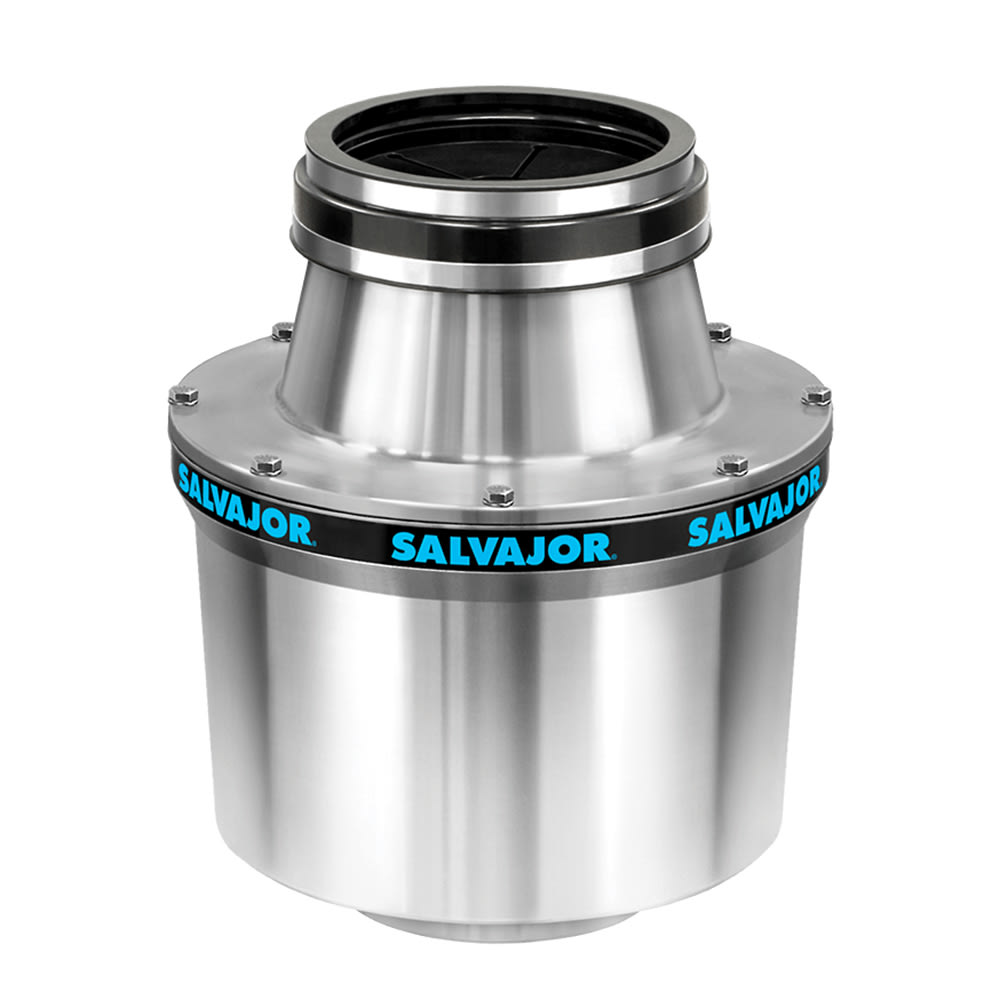 Salvajor 200-CA-ARSS 2301 Complete Disposer Package, 2 HP, Auto Reverse, 12 in Cone, 230/1 V