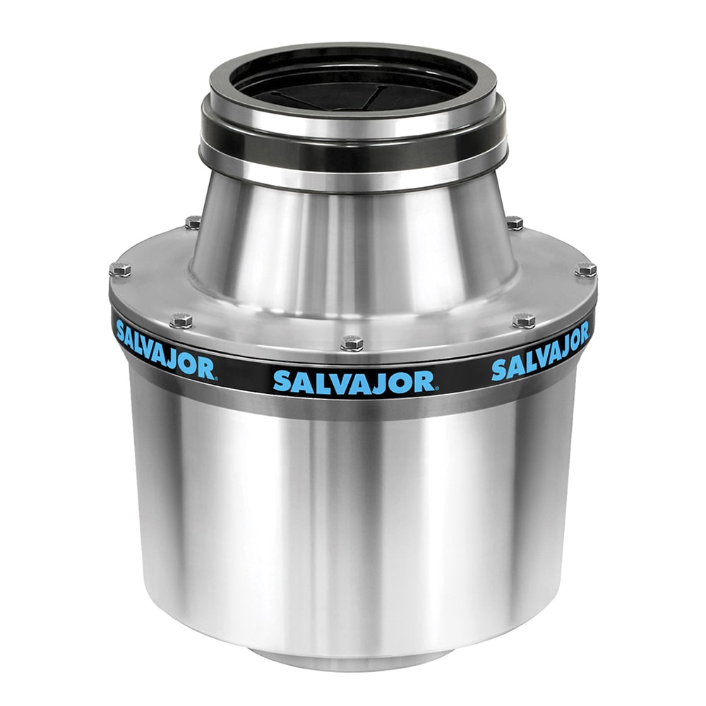Salvajor 200-CA-MSS 2081 Complete Disposer Package, 2 HP, 12 in Cone, 208/1 V