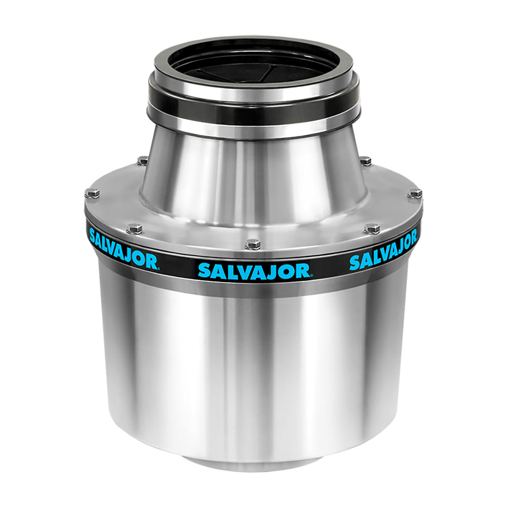 Salvajor 200-CA-MSS 2301 Complete Disposer Package, 2 HP, 12 in Cone, 230/1 V