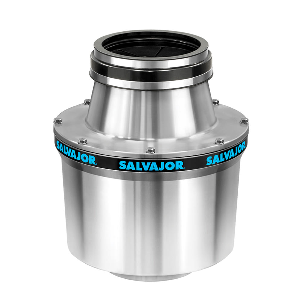 Salvajor 200-SA-ARSS 2081 Disposer Package, Sink/Trough Mount, Auto Reverse, 2 HP, 208/1 V