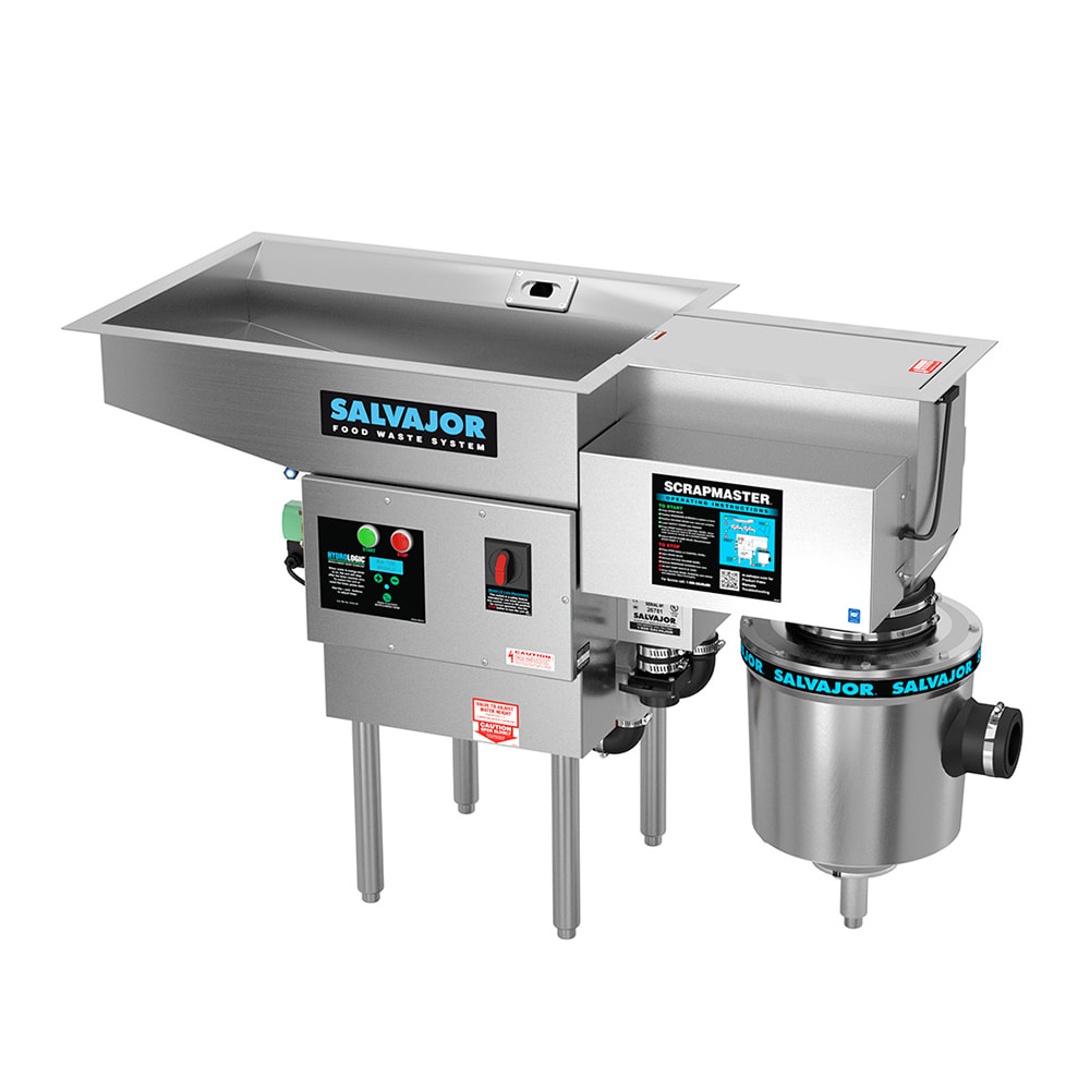 Salvajor 500-PSM 2303 Pot/Pan ScrapMaster, Scrapping, Pre-Flushing & Disposer, 5 HP, 230/3 V