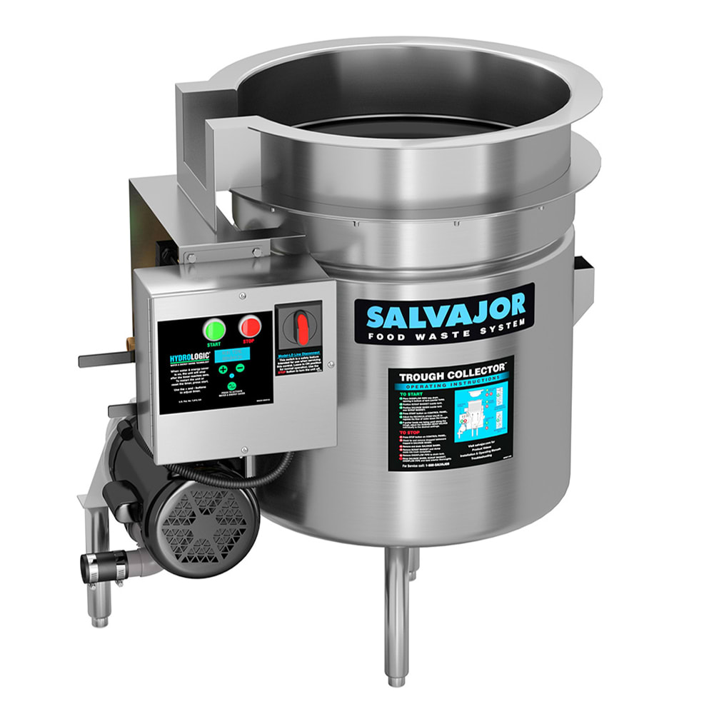 Salvajor S419 2303 Trough Collector, Conveyor & Collecting System, 3/4 HP, 230/3 V