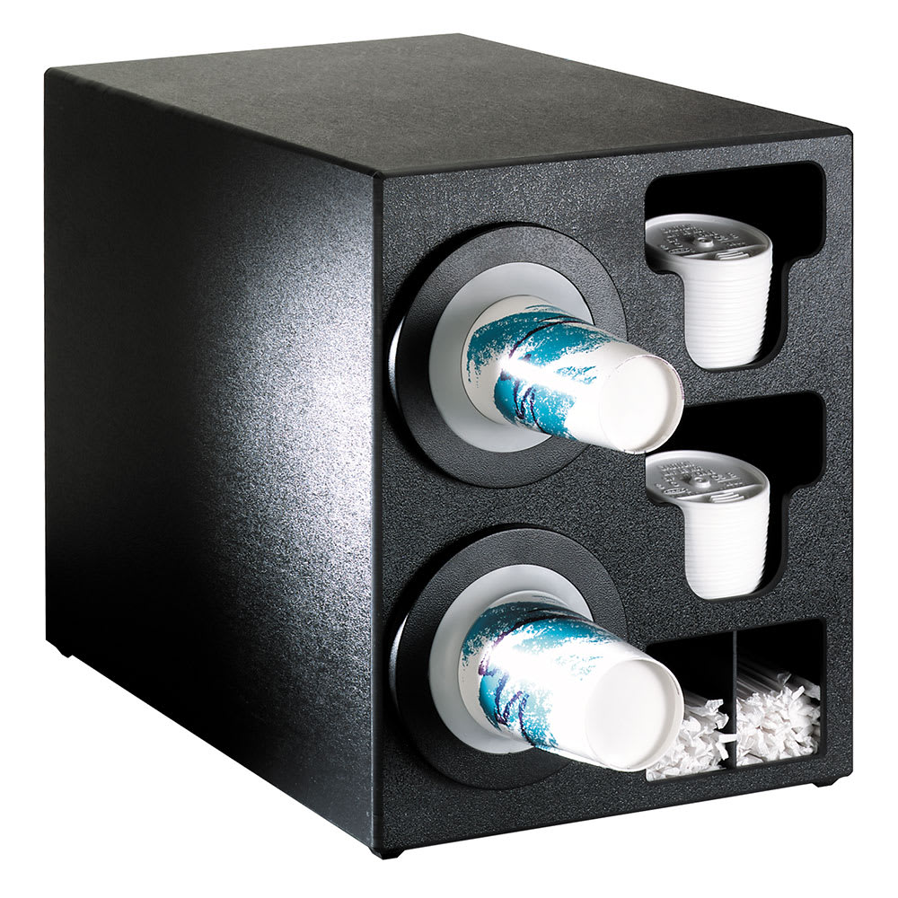 Dispense-Rite BFL-C-2BT Cup & Lid Organizer, Cabinet, (6) Compartment, All Cup Types