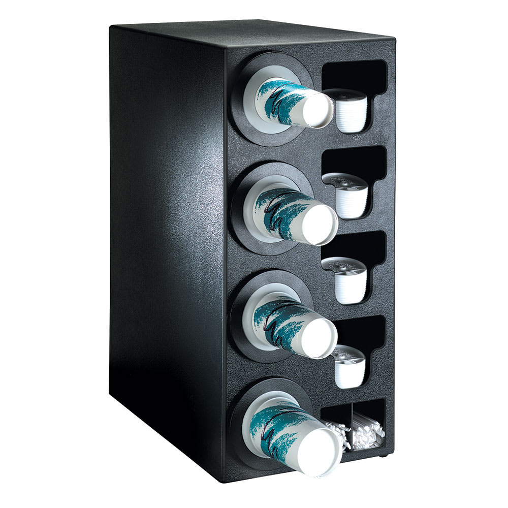 Dispense-Rite BFL-C-4BT Cup & Lid Organizer, Cabinet, (10) Compartment, All Cup Types