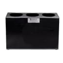 Dispense-Rite CTBH-12BT 4 Tier Bottle Organizer w/ 12 Bottle Capacity - Polystyrene, Black thumbnail 5