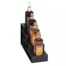 Dispense-Rite CTBH-4BT 4 Tier Bottle Organizer w/ 4 Bottle Capacity - Polystyrene, Black thumbnail 4