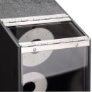 Dispense-Rite CTCD-3BT Countertop Ice Cream Cone Dispenser - Polystyrene, Black thumbnail 9