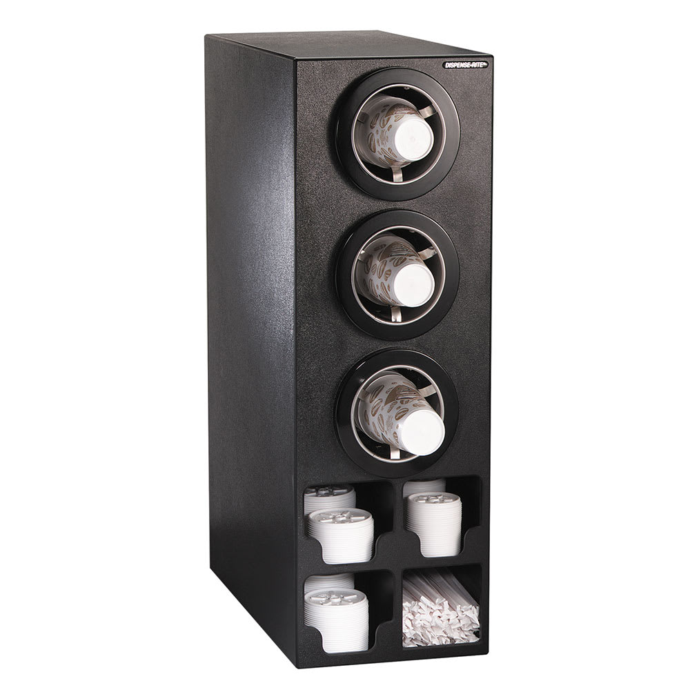 Dispense-Rite CTC-M-3BT Cup & Lid Organizer, Cabinet, (7) Compartment, All Cup Types