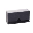 Dispense-Rite CT-STR-12BT Single Sided Straw Dispenser - 100 Capacity, Black thumbnail 2