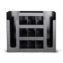 Dispense-Rite DLCO-5BT 6 Section Organizer, 16 3/4 x 20 3/4 x 5 1/2", Black thumbnail 2