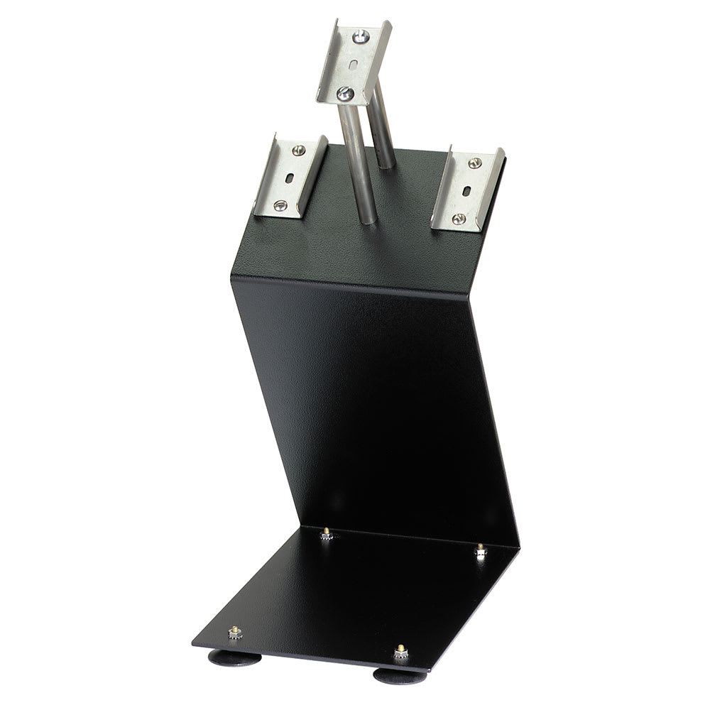 Dispense-Rite EZ-3EZ Cup/Lid Dispenser Stand Only, Stationary, Holds 3 Dispensers, Stainless Steel