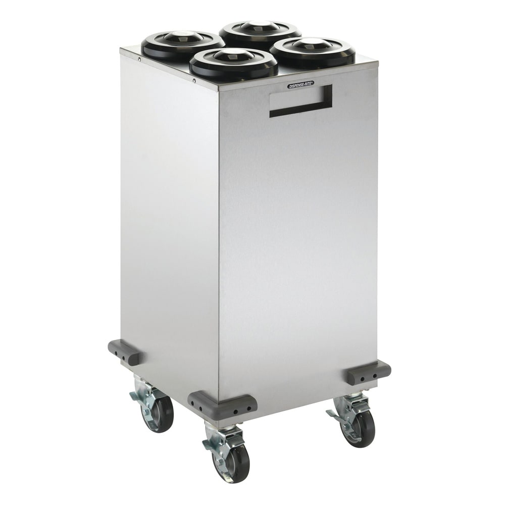 Dispense-Rite MCDC-SLR2X2 Cup Dispenser, Cart, (4) Compartment, All Cup Types