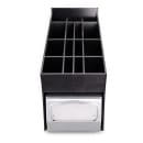 Dispense-Rite NLO-LDNH Lid, Straw, Condiment & Napkin Organizer, 4 1/2 to 5x6 1/2" Full Fold Napkins thumbnail 2
