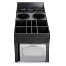 Dispense-Rite NLO-SWNH Condiment Organizer w/ (10) Bins - Black thumbnail 2