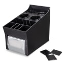 Dispense-Rite NLO-SWNH Condiment Organizer w/ (10) Bins - Black thumbnail 6