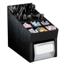 Dispense-Rite NLO-SWNH Condiment Organizer w/ (10) Bins - Black thumbnail 7