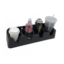 Dispense-Rite PCH-4B Cup Holder Organizer w/ (4) Sections, Plastic, Black thumbnail 2