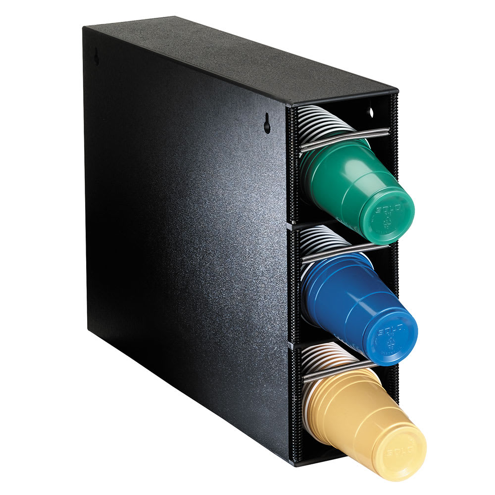 Dispense-Rite PL-CT-3BT Cup Dispenser, Cabinet, (3) Compartment, All Cup Types