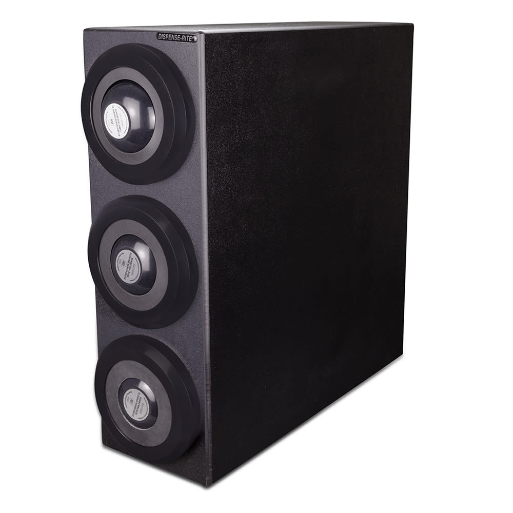 Dispense-Rite SLR-S-3BT Cup Dispenser, Cabinet, (3) Compartment, All Cup Types