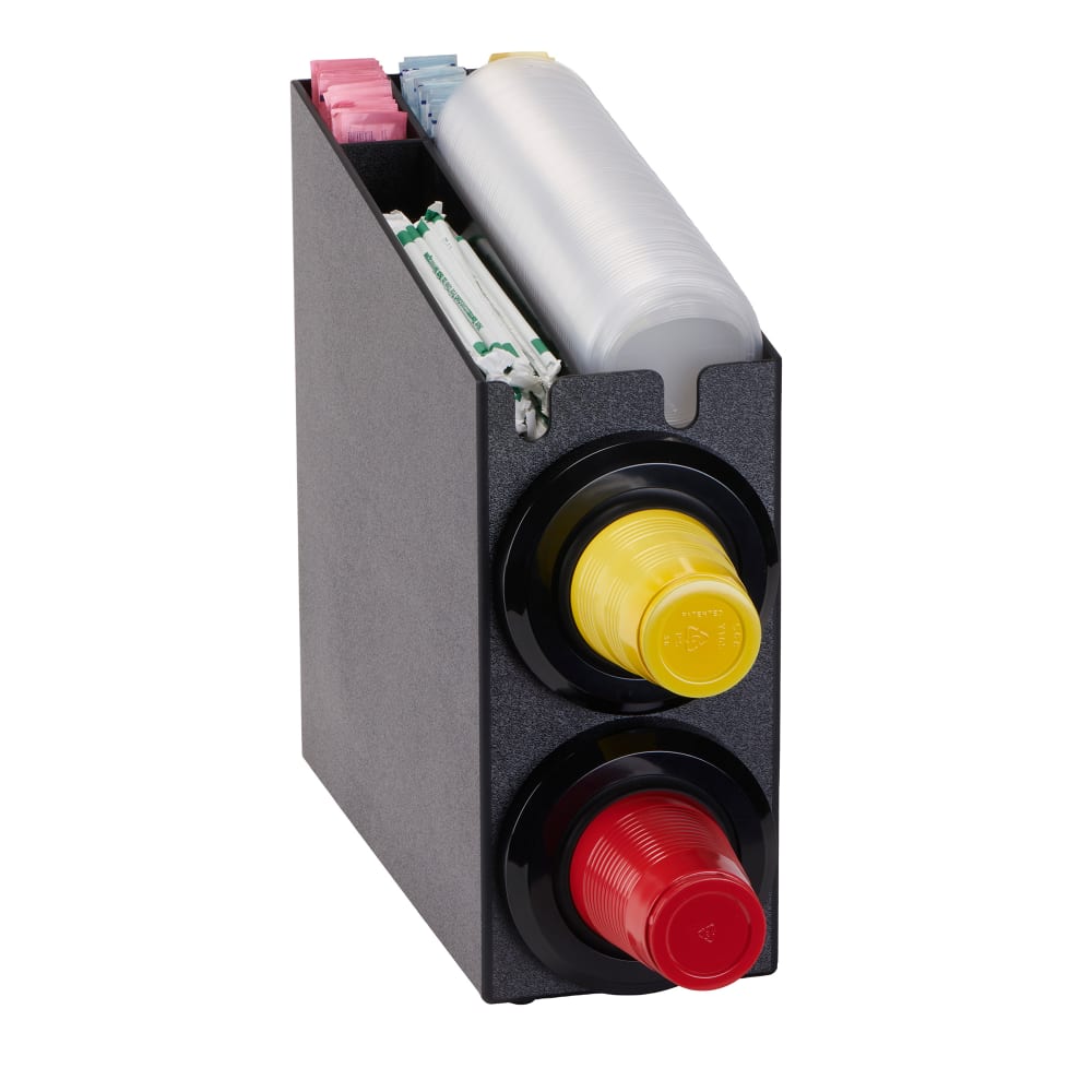 Dispense-Rite SLR-SL1-2BT Cup Dispenser, Cabinet, (2) Compartment, All Cup Types